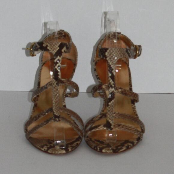 Coach Haydon Python Print High Heels Size 8.5 - Picture 12 of 14